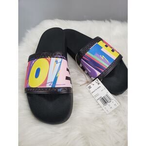 ADIDAS X Kris Andrew Gay Pride‎ Adilette Slide Sandals GX6389 Men Size 12 LGBTQ